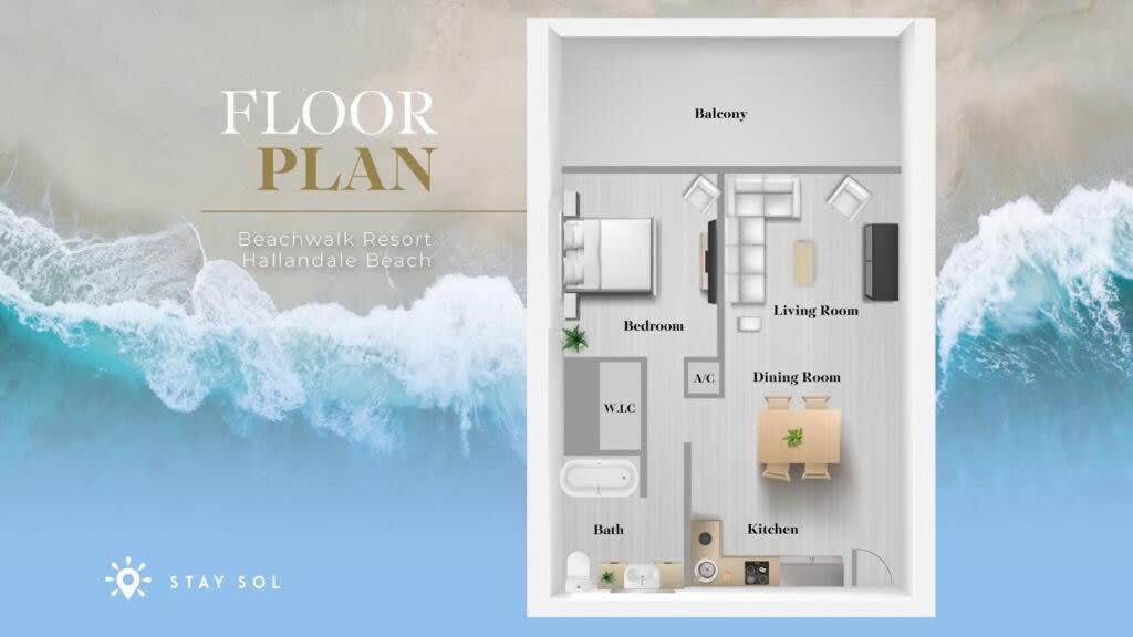Infinite View With Balcony,Pool Plus Near Beach Hallandale Beach Eksteriør bilde