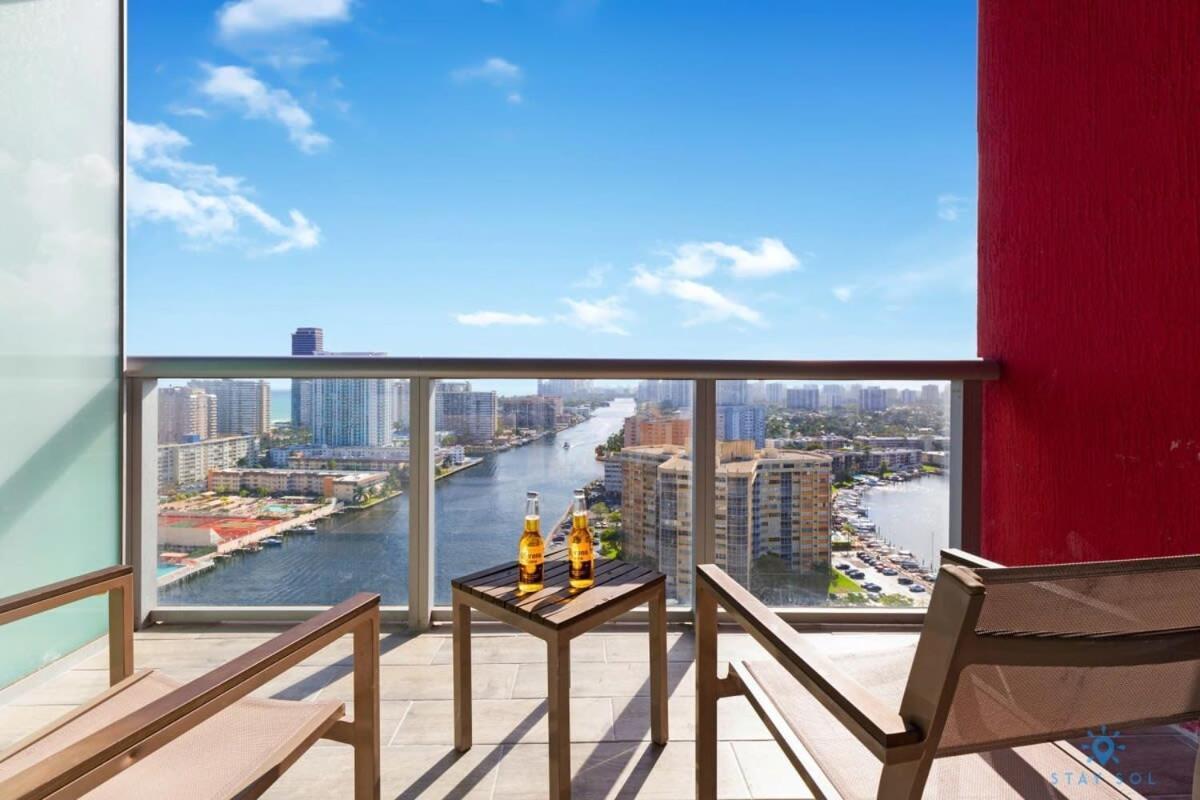 Infinite View With Balcony,Pool Plus Near Beach Hallandale Beach Eksteriør bilde