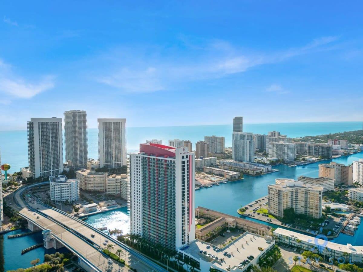 Infinite View With Balcony,Pool Plus Near Beach Hallandale Beach Eksteriør bilde