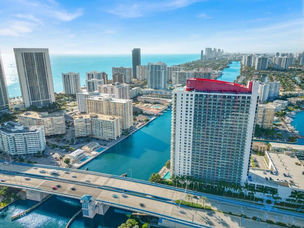 Infinite View With Balcony,Pool Plus Near Beach Hallandale Beach Eksteriør bilde