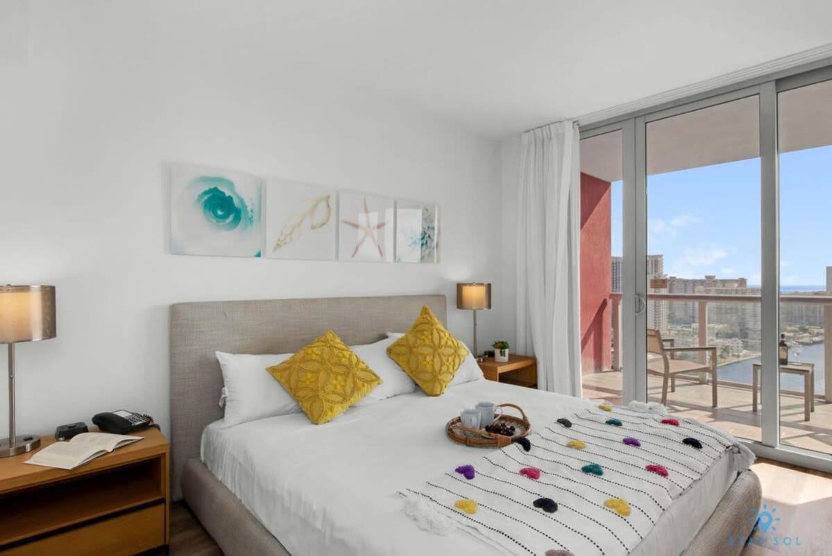 Infinite View With Balcony,Pool Plus Near Beach Hallandale Beach Eksteriør bilde