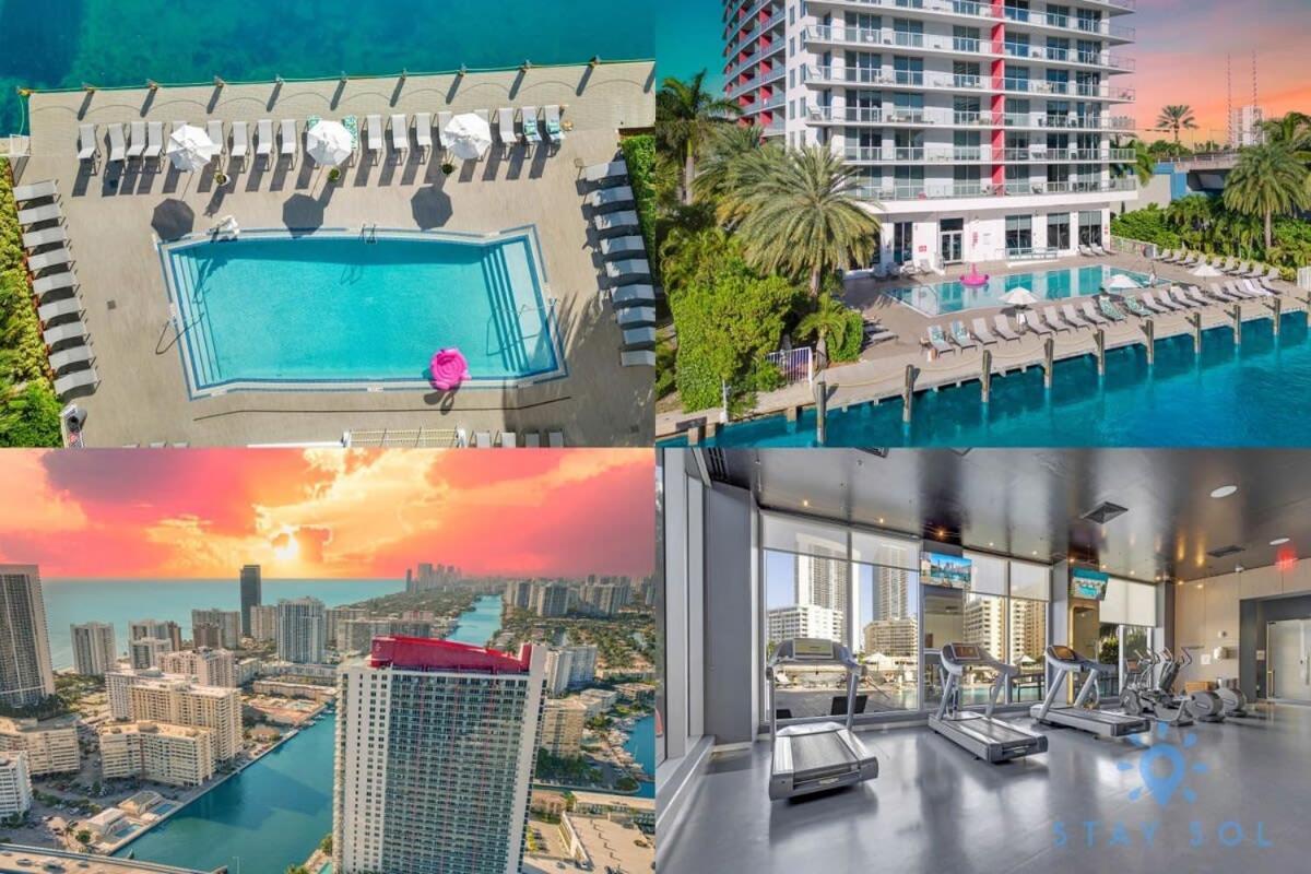 Infinite View With Balcony,Pool Plus Near Beach Hallandale Beach Eksteriør bilde